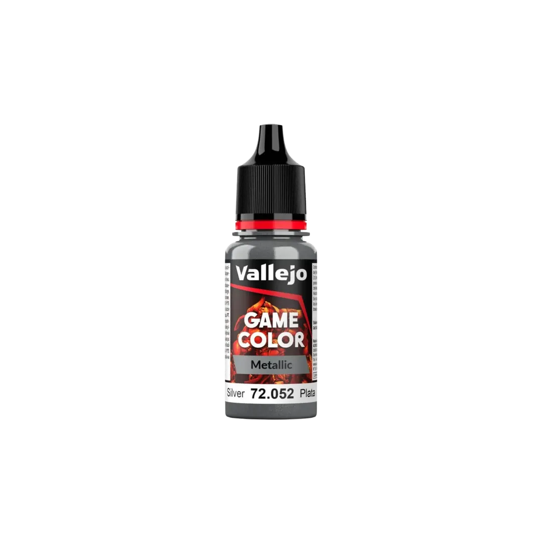 Vallejo Game Color 121 Silver-Vallejo-Radaddel