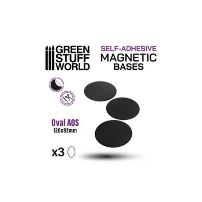 Vorgeschnittene Magnete - Oval 120x92mm-Greenstuff World-Radaddel
