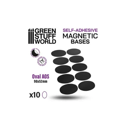 Vorgeschnittene Magnete - Oval 105x70mm-Greenstuff World-Radaddel