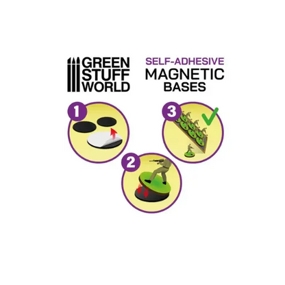 Vorgeschnittene Magnete - Oval 90x52mm-Greenstuff World-Radaddel