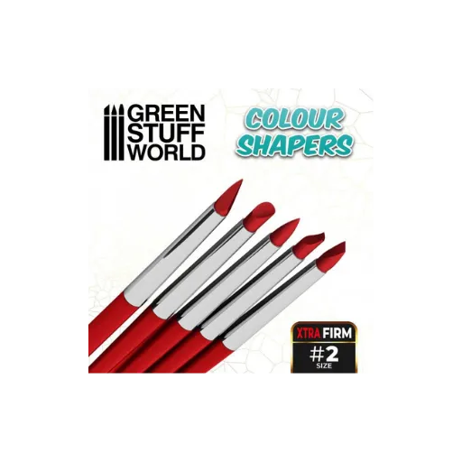 Modellierpinsel - Colour Shaper - Grösse 2 - EXTRA FIRME-Greenstuff World-Radaddel