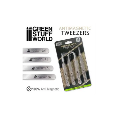 100% Anti-magnetische QUARTZ PINZETTEN-Greenstuff World-Radaddel