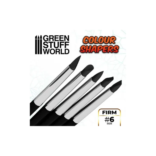 Modellierpinsel - Colour Shaper - Grösse 6 - SCHWARZE FIRME-Greenstuff World-Radaddel