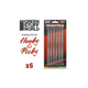 6x Modellierwerkzeug HAKEN Set-Greenstuff World-Radaddel