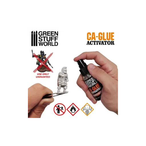 CA-Glue Activator - Cyanacrylat-Beschleuniger-Greenstuff World-Radaddel