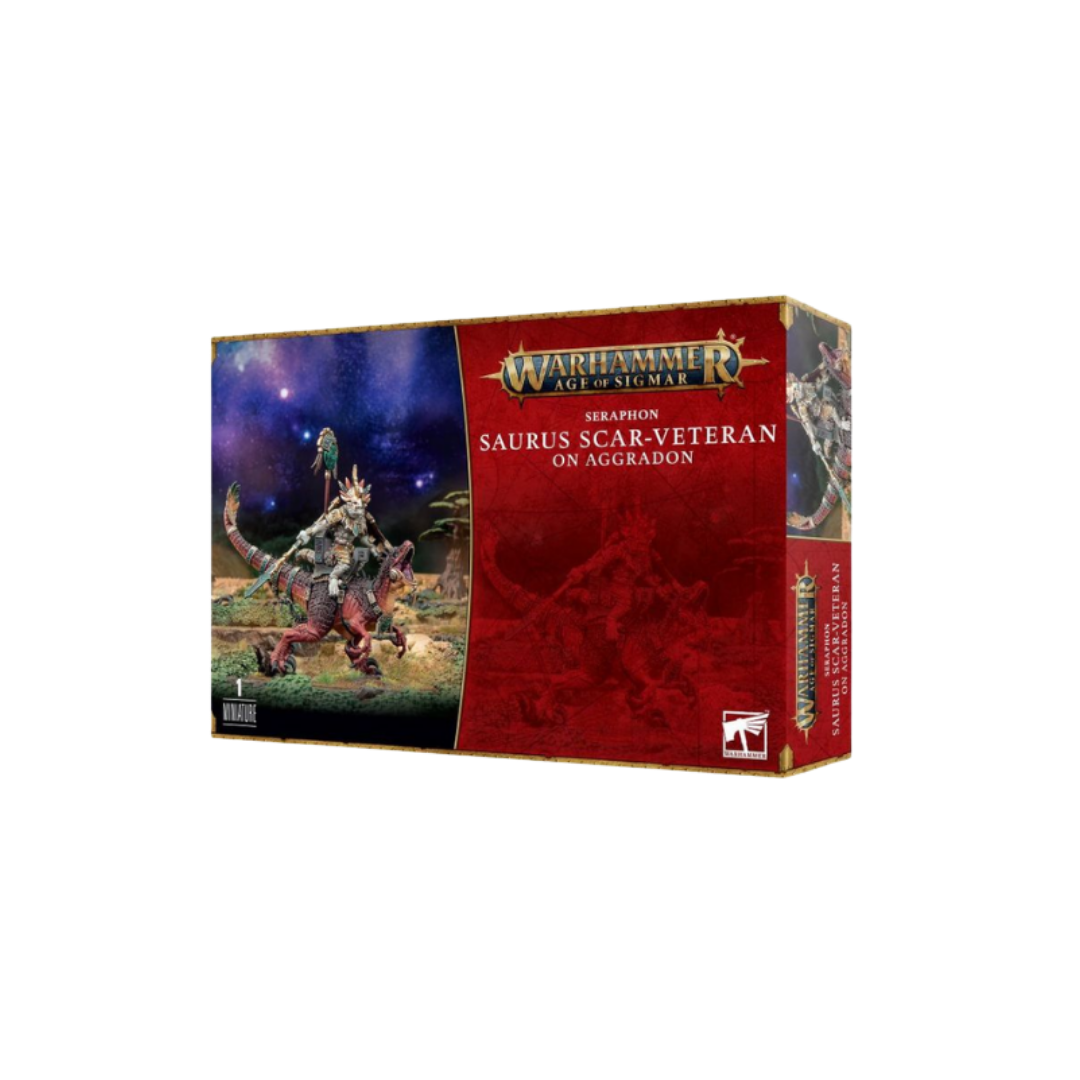 Seraphon: Saurus Scar-Veteran on Aggradon