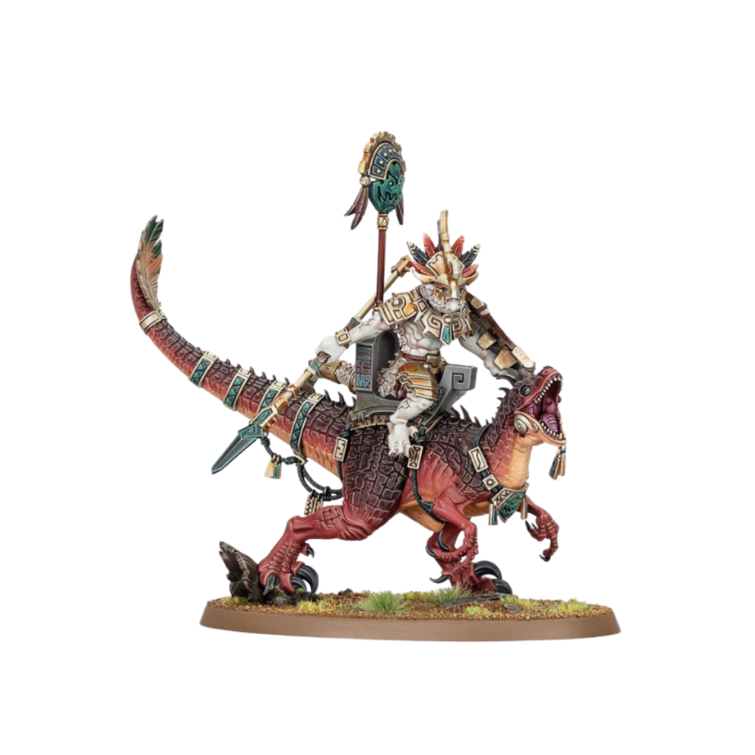 Seraphon: Saurus Scar-Veteran on Aggradon