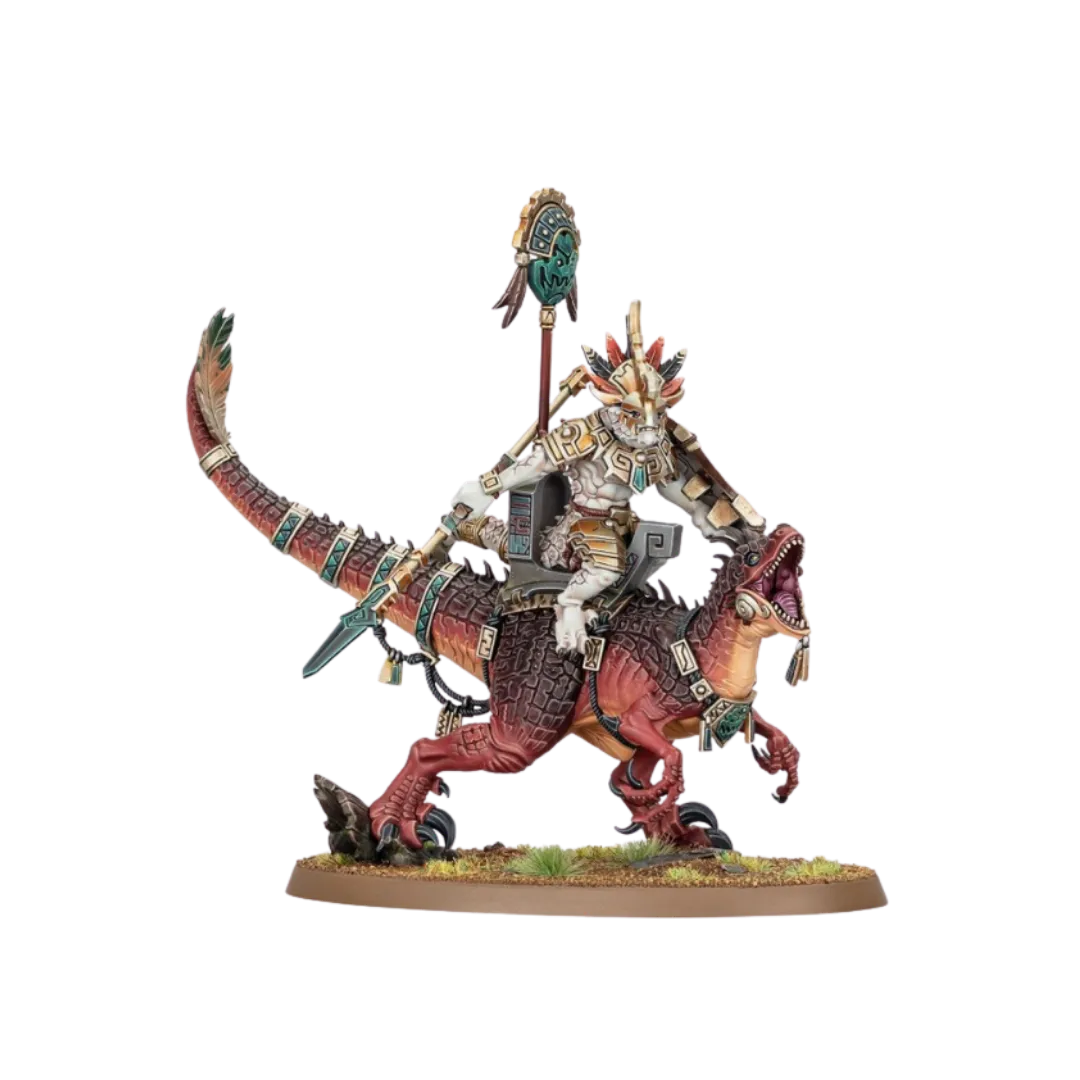 Seraphon: Saurus Scar-Veteran on Aggradon
