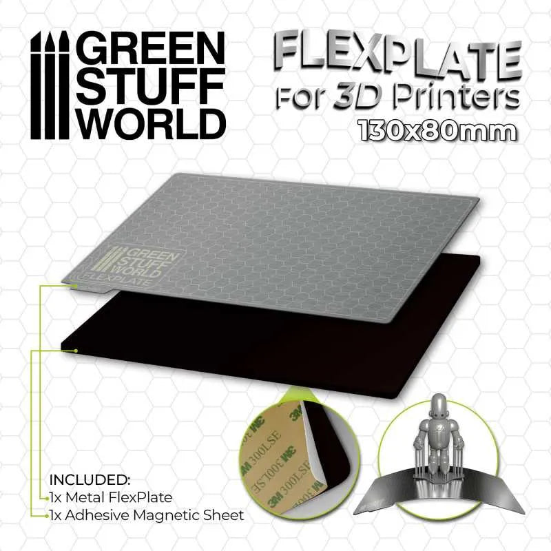 Flexplatten für 3d-Drucker - 130x80mm-Greenstuff World-Radaddel