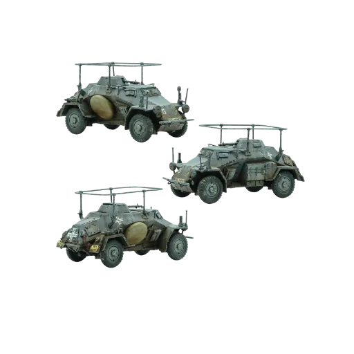 Sd.Kfz 222/223 Armoured Car-Warlord Games-Radaddel