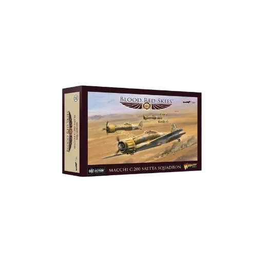 Blood Red Skies Macchi C.200 Saetta Squadron-Warlord Games-Radaddel