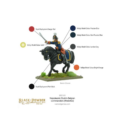 Napoleonic Dutch-Belgian Commanders (Waterloo)-Warlord Games-Radaddel