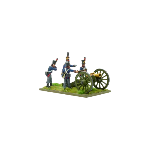 Napoleonic Dutch-Belgian Foot Artillery with 5.5-inch howitzer-Warlord Games-Radaddel