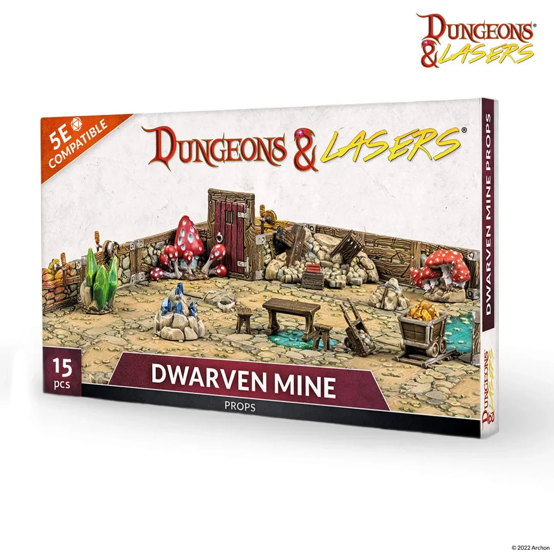Dungeons & Lasers: Dwarven Mine Props-Archon Studio-Radaddel
