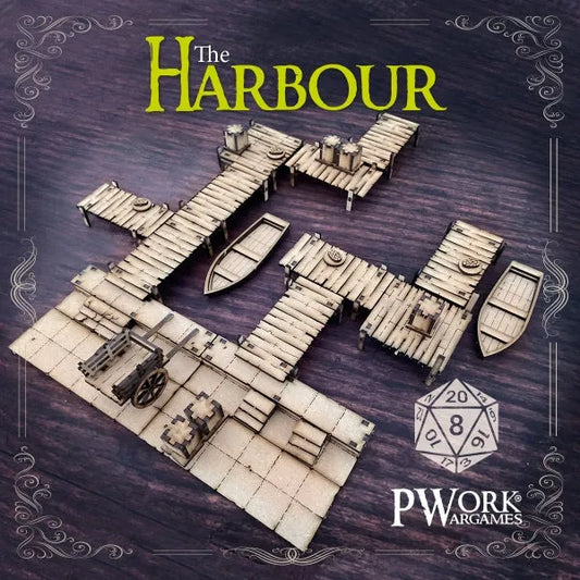 FANTASY TILES The Harbour-PWork Wargames-Radaddel