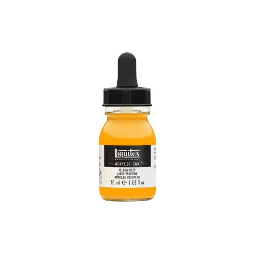 Liquitex Ink Dunkelgelb 30ml-Liquitex-Radaddel