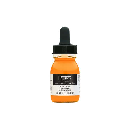 Liquitex Ink Gelborange 30ml-Liquitex-Radaddel