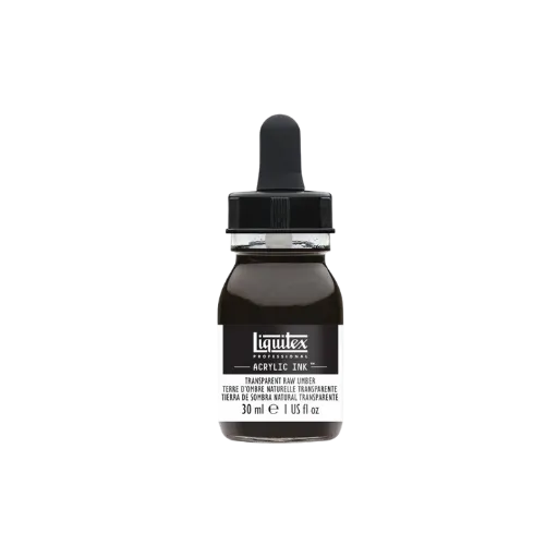 Liquitex Ink Umbra Natur Transparent 30ml-Liquitex-Radaddel