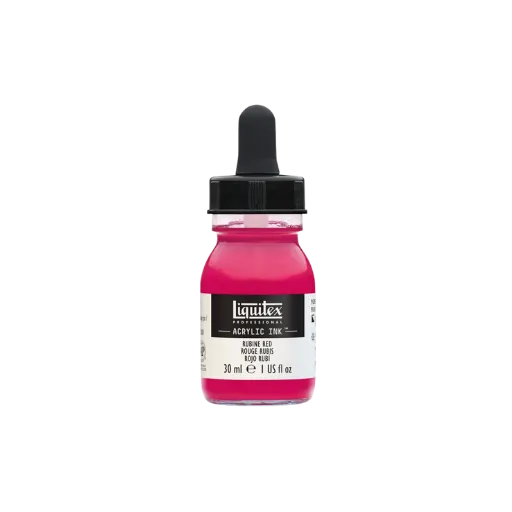 Liquitex Ink Rubinrot 30ml-Liquitex-Radaddel
