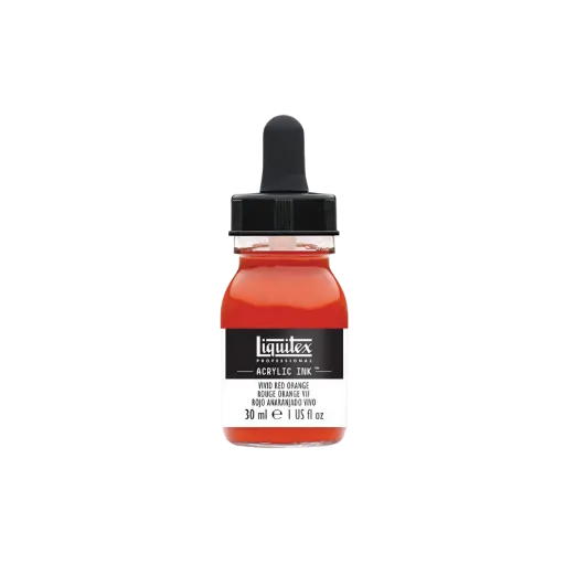 Liquitex Ink Rotorange Leuchtend 30ml-Liquitex-Radaddel