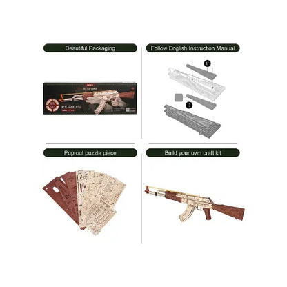 ROKR AK47 3D-Puzzle-Robotime-Radaddel
