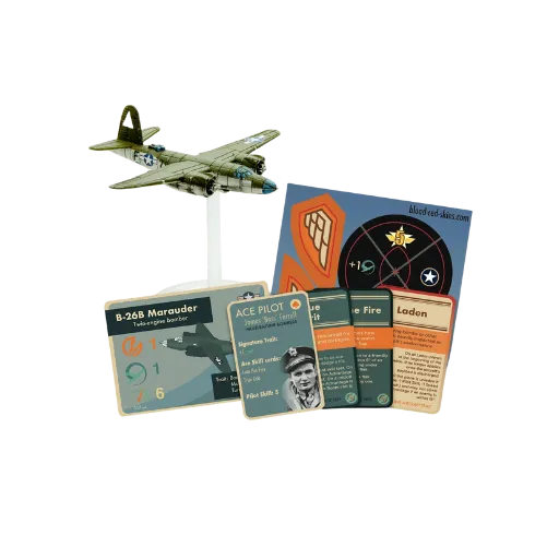 US Ace Pilot: James Farrell-Warlord Games-Radaddel