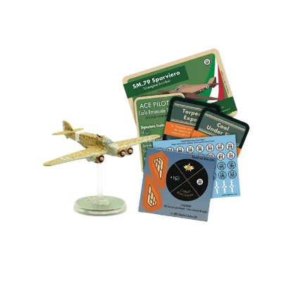 Italian Ace Pilot: Carlo Emanuele Buscaglia-Warlord Games-Radaddel