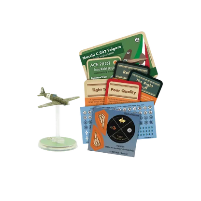 Italian Ace Pilot: Furio Niclot Doglio-Warlord Games-Radaddel