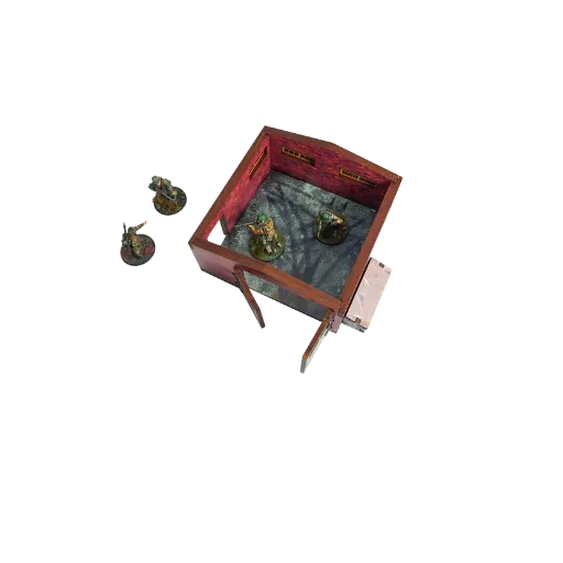 Pre-painted WW2 Normandy Large Brick Shed-Micro Art Studio-Radaddel