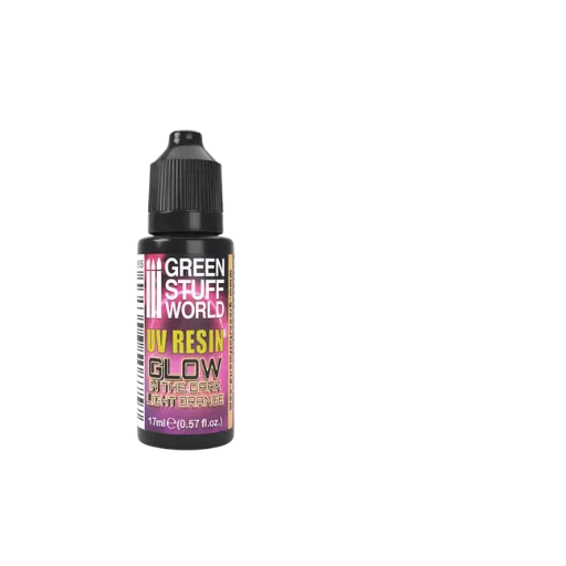 UV-Harz 17 ml HELLORANGE - Glow in the Dark-Greenstuff World-Radaddel