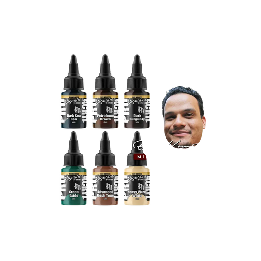 Pro Acryl Ben Komets Signature Set - 6 Paints (6x22ml)-Monument Hobbies-Radaddel