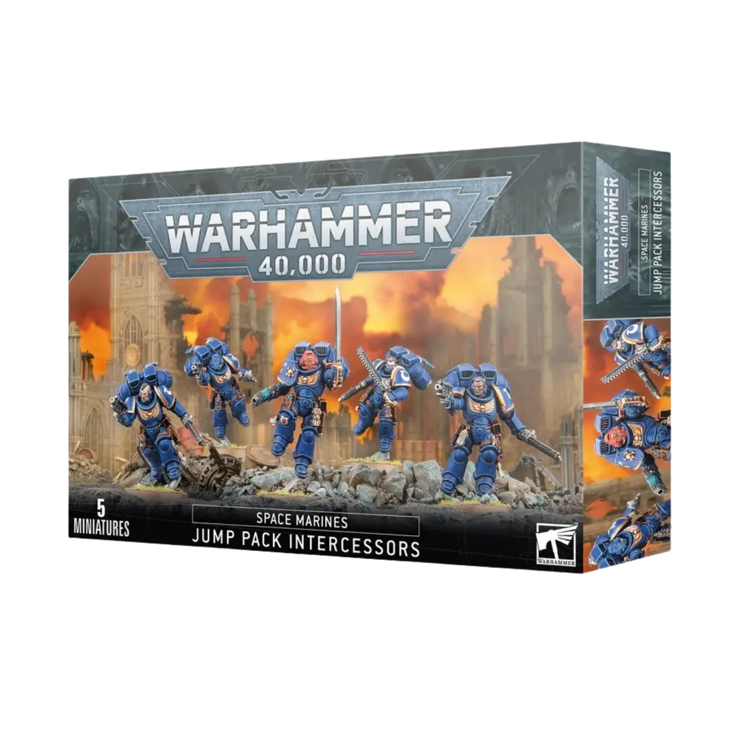 Space Marines: Assault Intercessors with Jump Pack-Games Workshop-Radaddel