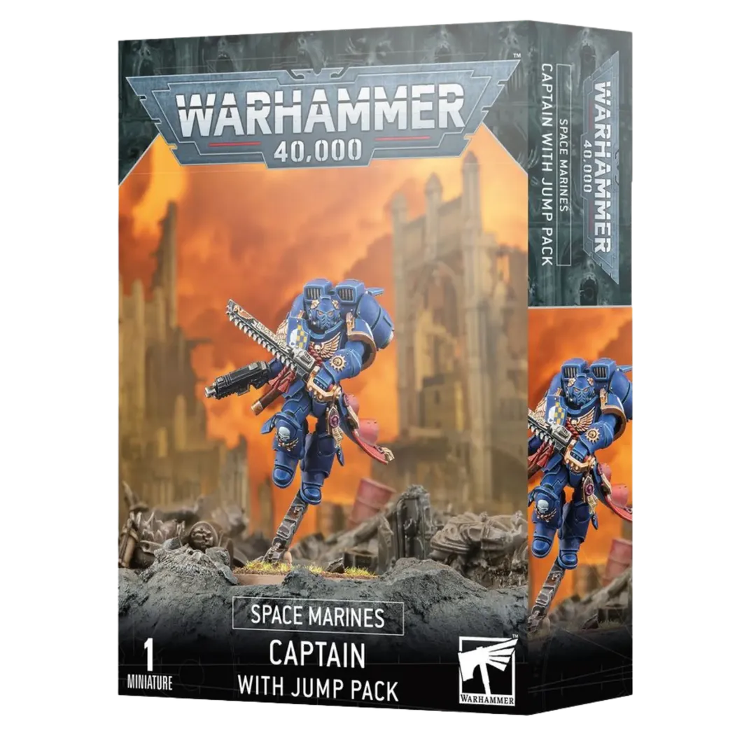 Space Marines: Captain With Jump Pack-Games Workshop-Radaddel