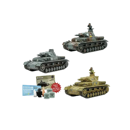Panzer IV Ausf. B/C/D Zug (limited)-Warlord Games-Radaddel