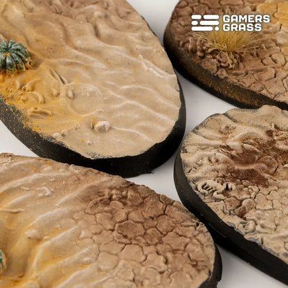 Deserts of Maahl Bases Oval 60mm (x4)-Gamers Grass-Radaddel