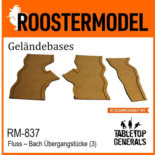 Übergangsstücke - Fluss zu Bach-Roostermodel-Radaddel