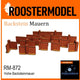 Hohe Backsteinmauer-Roostermodel-Radaddel