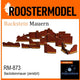 Backsteinmauer (zerstört)-Roostermodel-Radaddel