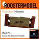 Grosses Tor (Backstein/Holzoptik)-Roostermodel-Radaddel