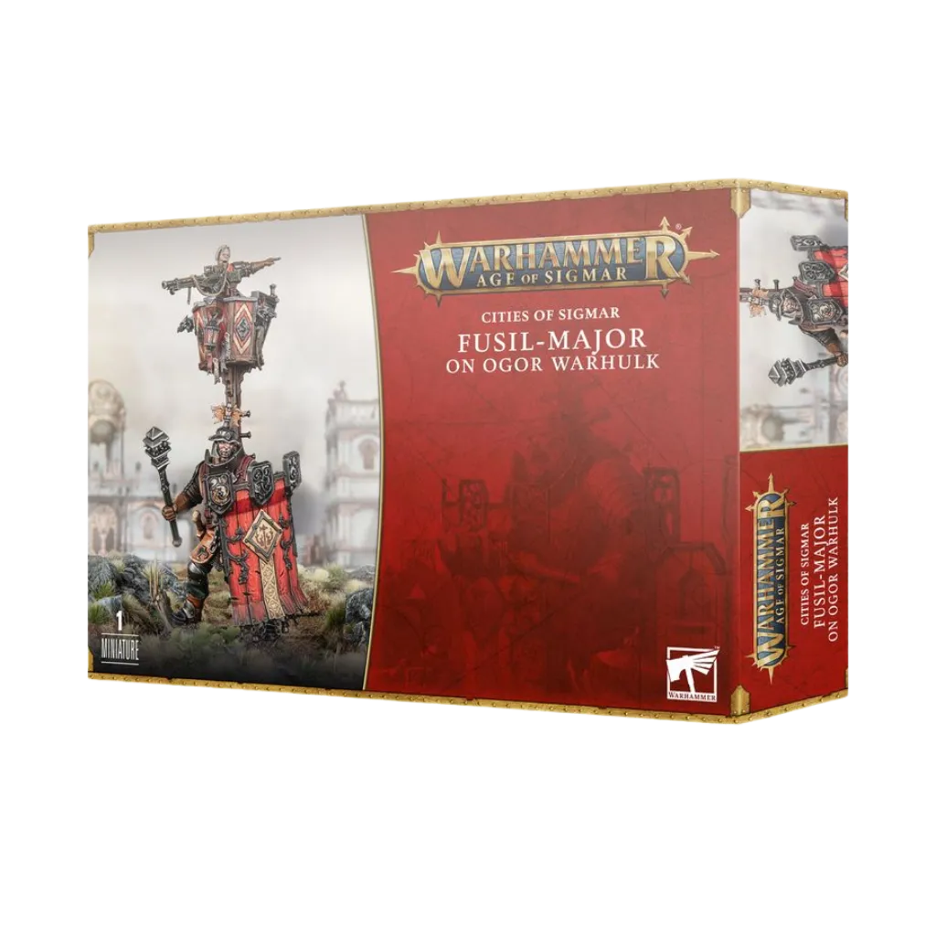 Cities of Sigmar: Fusil-Major on Ogor Warhulk-Games Workshop-Radaddel
