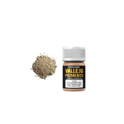 Vallejo Pigmente Light Yellow Ochre-Vallejo-Radaddel