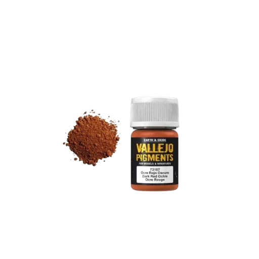 Vallejo Pigmente Dark Red Ochre-Vallejo-Radaddel