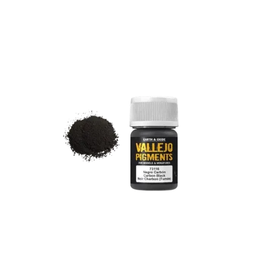 Vallejo Pigmente Carbon Black (Smoke Black)-Vallejo-Radaddel
