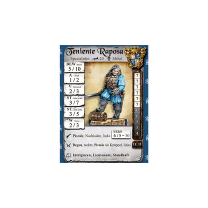 Teniente Raposa | Imperiale Armada-Freebooter Miniatures-Radaddel