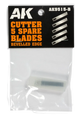 Bevelled Edge (5 Spare Blades) Replacement-AK-Interactive-Radaddel