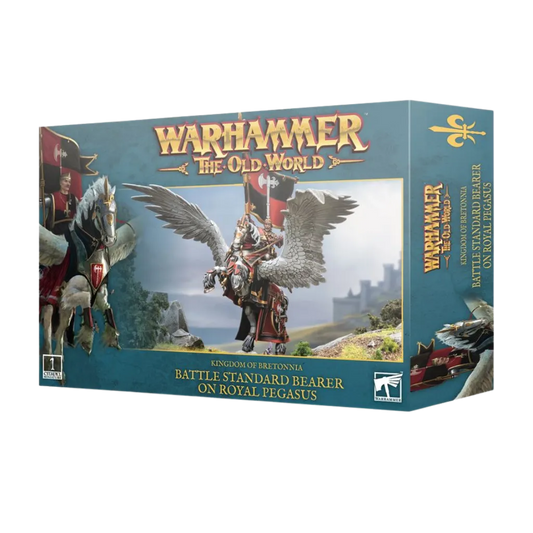 Bretonnia: Battle Standard On Royal Pegasus-Games Workshop-Radaddel