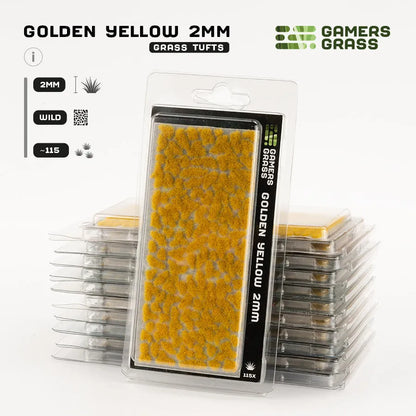 Golden Yellow 2mm Tufts-Gamers Grass-Radaddel