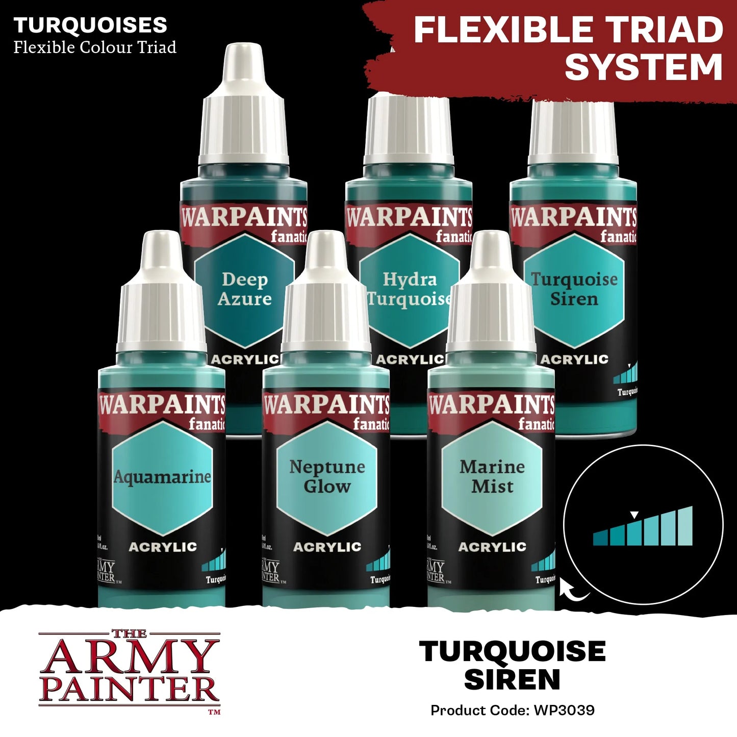 Turquoise Siren Fanatic WP-The Army Painter-Radaddel