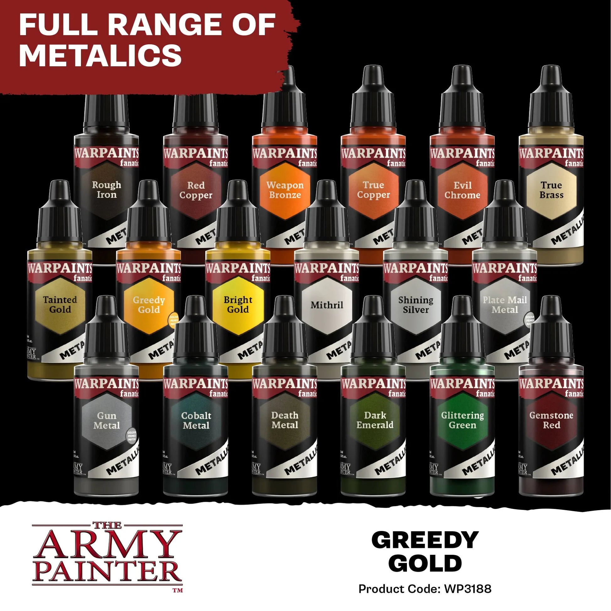 Greedy Gold Fanatic Metallic-The Army Painter-Radaddel