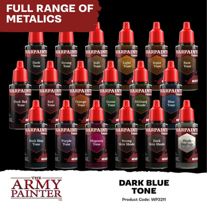 Dark Blue Tone Fanatic Wash-The Army Painter-Radaddel